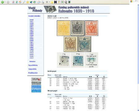 Právě vychází: CD-ROM World Philately 2006 – Rakousko (1850-1918) Právě vychází: CD-ROM World Philately 2006 – Rakousko (1850-1918)