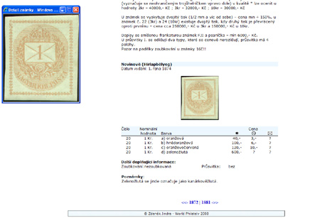 Právě vychází: CD-ROM World Philately 2008 – Uhersko (1871-1918) Právě vychází: CD-ROM World Philately 2008 – Uhersko (1871-1918)