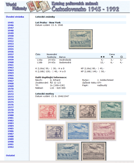 Právě vyšlo! Katalog poštovních známek - Československo (1945-1992) - World Philately 2010 Právě vyšlo! Katalog poštovních známek - Československo (1945-1992) - World Philately 2010