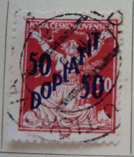 Primitivní padělek chybotisku 50/50 Primitivní padělek chybotisku 50/50