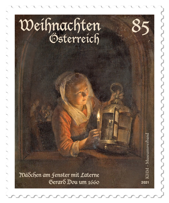 Rakouská vánoční známka 2021