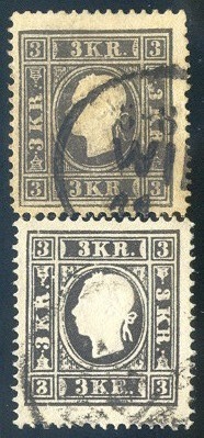 Rakousko emise 1850-1863: nebezpečné padělky a špatně určené typy Rakousko emise 1850-1863: nebezpečné padělky a špatně určené typy