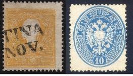 Rakousko emise 1850-1863: nebezpečné padělky a špatně určené typy Rakousko emise 1850-1863: nebezpečné padělky a špatně určené typy