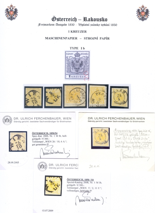 Rakousko emise 1850-1863: nebezpečné padělky a špatně určené typy Rakousko emise 1850-1863: nebezpečné padělky a špatně určené typy
