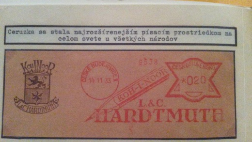 Rakúske bohemikum - J. Hardtmuth Rakúske bohemikum - J. Hardtmuth