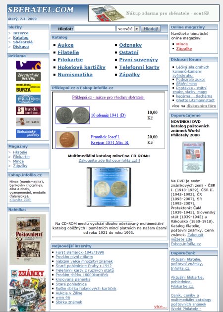 Sběratel.com - diskuze o sběratelství - přes 12 300 uživatelů