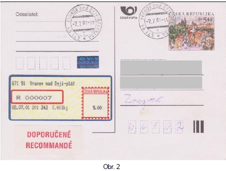 Sezónní pošta Vranov nad Dyjí přehrada Sezónní pošta Vranov nad Dyjí přehrada