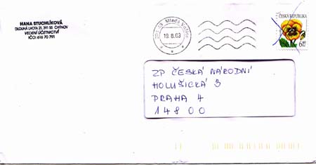 Současný poštovní provoz v ČR pohledem filatelisty Současný poštovní provoz v ČR pohledem filatelisty