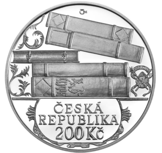 Stříbrná 200 Kč mince Jiří Melantrich z Aventina proof Stříbrná 200 Kč mince Jiří Melantrich z Aventina proof