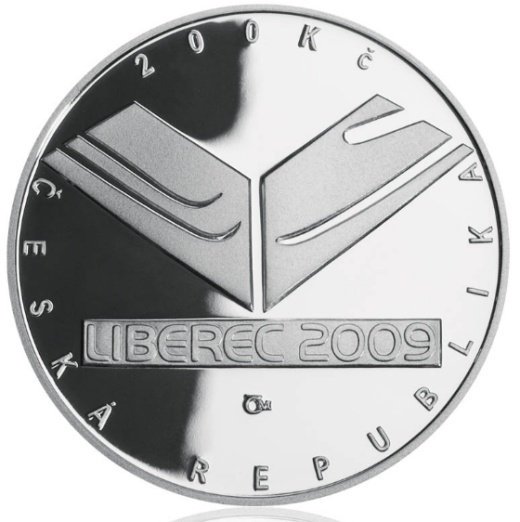 Stříbrná 200 Kč mince Mistrovství světa v klasickém lyžování proof Stříbrná 200 Kč mince Mistrovství světa v klasickém lyžování proof