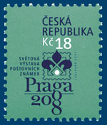 Světová výstava poštovních známek PRAGA 2008: logo výstavy Světová výstava poštovních známek PRAGA 2008: logo výstavy