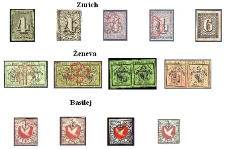 Švýcarské kantony Zurich, Ženeva a Basilej Švýcarské kantony Zurich, Ženeva a Basilej