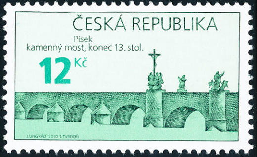 Technické památky - historický most v Písku Technické památky - historický most v Písku