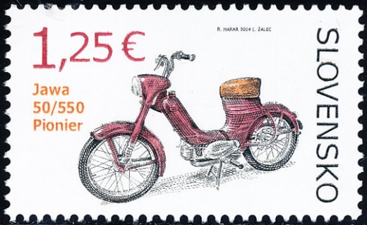 Technické pamiatky: Historické motocykle - Jawa 50/550 Pionier Technické pamiatky: Historické motocykle - Jawa 50/550 Pionier