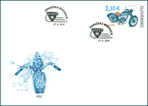 Technické pamiatky: Historické motocykle - Manet M90