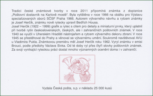 Tradice české známkové tvorby – Josef Herčík Tradice české známkové tvorby – Josef Herčík
