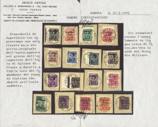 Ugljan (Occupazione ITALIANA 12 aprile 1941) Ugljan (Occupazione ITALIANA 12 aprile 1941)