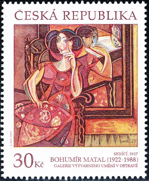 Umělecká díla na známkách - Bohumír Matal Umělecká díla na známkách - Bohumír Matal