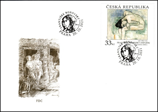 Umělecká díla na známkách - František Ronovský Umělecká díla na známkách - František Ronovský