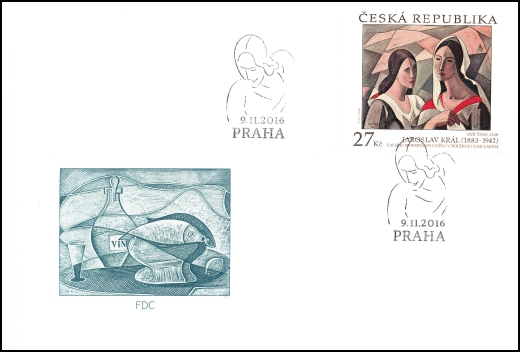 Umělecká díla na známkách - Jaroslav Král (1883 – 1942) Umělecká díla na známkách - Jaroslav Král (1883 – 1942)