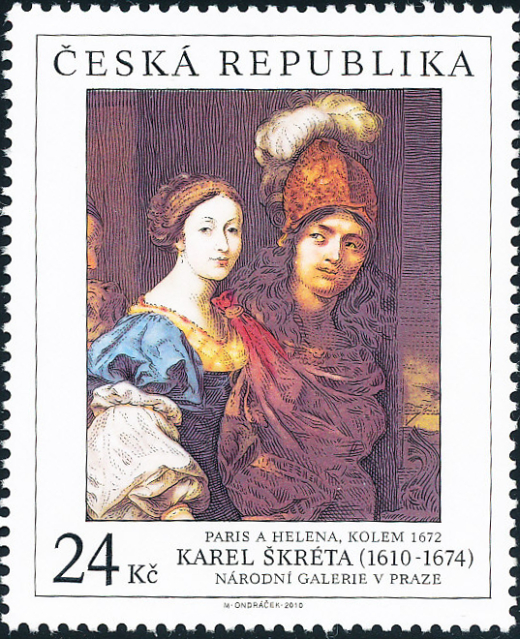 Umělecká díla na známkách: Karel Škréta (1610 - 1674) Umělecká díla na známkách: Karel Škréta (1610 - 1674)