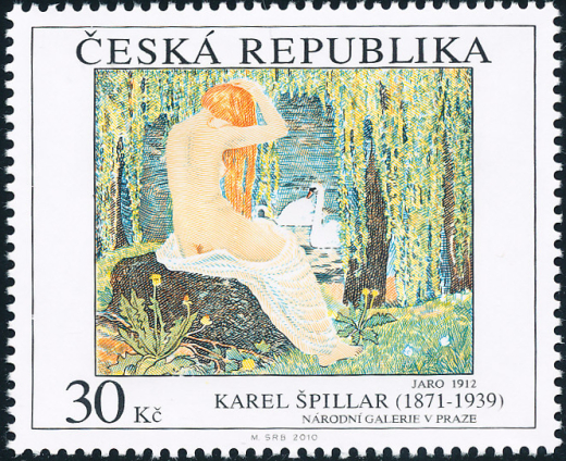 Umělecká díla na známkách: Karel Špillar (1871 - 1939) Umělecká díla na známkách: Karel Špillar (1871 - 1939)