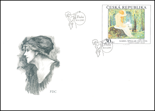 Umělecká díla na známkách: Karel Špillar (1871 - 1939) Umělecká díla na známkách: Karel Špillar (1871 - 1939)