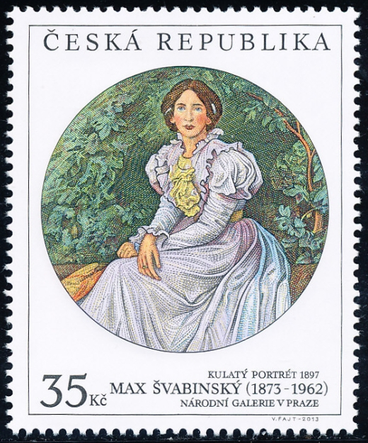 Umělecká díla na známkách: Max Švabinský (1873 – 1962)