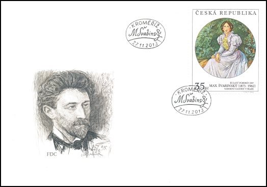 Umělecká díla na známkách: Max Švabinský (1873 – 1962)