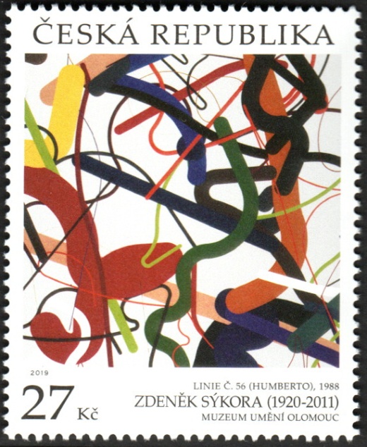 Umělecká díla na známkách - Zdeněk Sýkora Umělecká díla na známkách - Zdeněk Sýkora