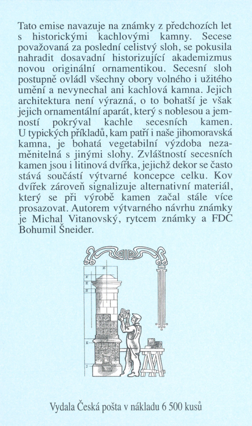 Umělecká řemesla: Historická kamna - Secese Umělecká řemesla: Historická kamna - Secese