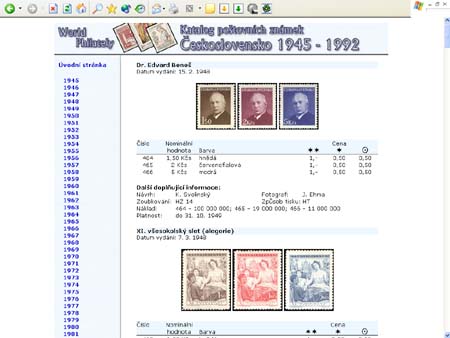 Vánoční novinka: CD-ROM World Philately 2006 – Československo II. (1945-1992) Vánoční novinka: CD-ROM World Philately 2006 – Československo II. (1945-1992)