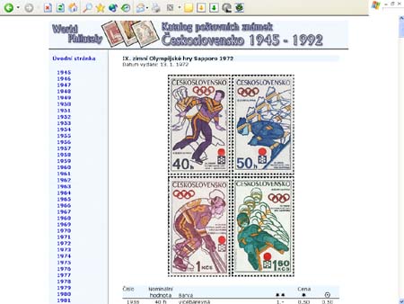Vánoční novinka: CD-ROM World Philately 2006 – Československo II. (1945-1992) Vánoční novinka: CD-ROM World Philately 2006 – Československo II. (1945-1992)