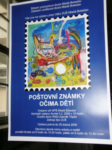 Vernisáž výstavy Poštovní známky očima dětí Vernisáž výstavy Poštovní známky očima dětí