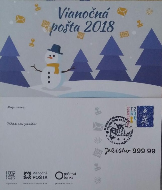 Vianočná pošta 2018 otvorená Vianočná pošta 2018 otvorená