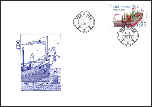 Vlečný remorkér - parník Péčko Vlečný remorkér - parník Péčko