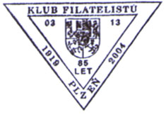 Výstava k 85. výročí založení klubu filatelistů 03-13 Plzeň Výstava k 85. výročí založení klubu filatelistů 03-13 Plzeň