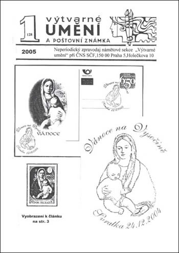 Výtvarné umění a poštovní známka 1/2005 Výtvarné umění a poštovní známka 1/2005