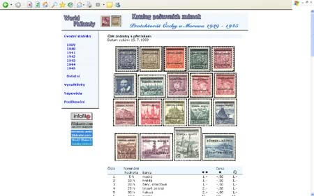 World Philately 2005 – recenze na multimediální katalog poštovních známek Protektorát Čechy a Morava World Philately 2005 – recenze na multimediální katalog poštovních známek Protektorát Čechy a Morava