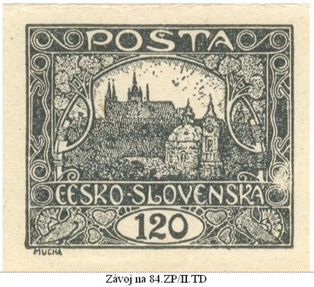 Závoje a světliny na známkách emise HRADČANY Závoje a světliny na známkách emise HRADČANY