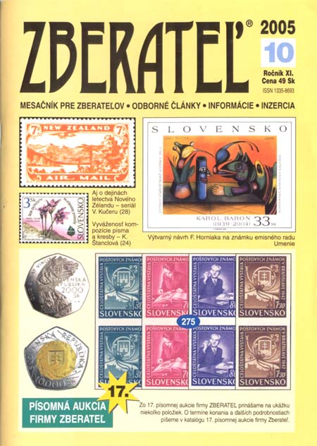 Zberateľ číslo 10/2005 Zberateľ číslo 10/2005