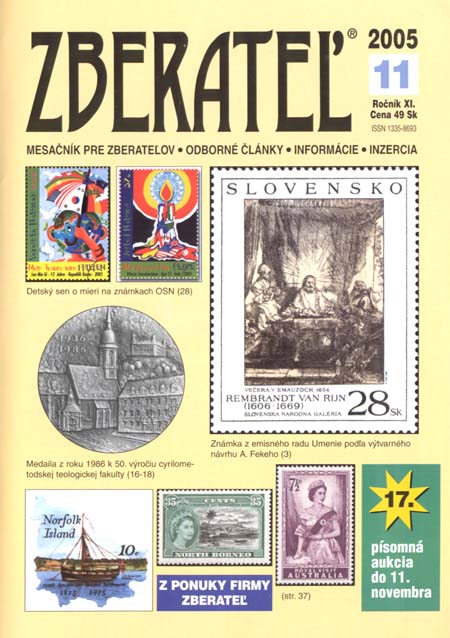 Zberateľ číslo 11/2005 Zberateľ číslo 11/2005