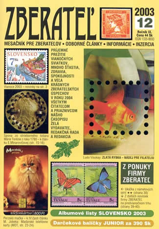 Zberatež číslo 12/2003 Zberatež číslo 12/2003