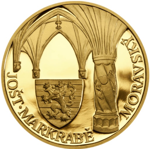 Zlatá uncová medaile Hrad Bouzov proof Zlatá uncová medaile Hrad Bouzov proof