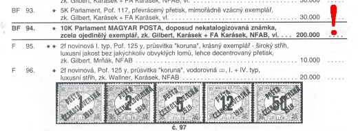 Znalecký spor o Magyarku Parlament – PČ 1919 Znalecký spor o Magyarku Parlament – PČ 1919