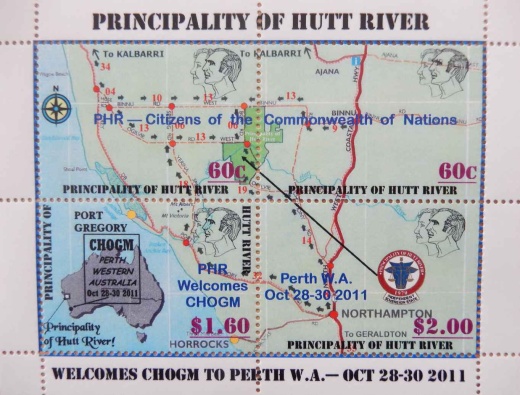 Známky Knížectví Hutt River - nic neobvyklého Známky Knížectví Hutt River - nic neobvyklého
