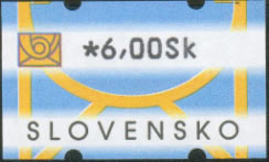 Zpravodaj 1/2003: Dva typy slovenských automatových známek Zpravodaj 1/2003: Dva typy slovenských automatových známek