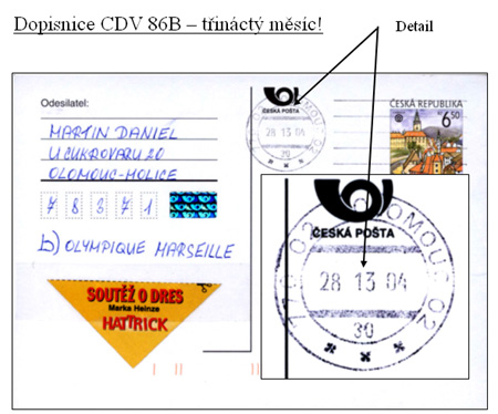 Zpravodaj 3/2006: Dopisnice CDV 86B – třináctý měsíc! Zpravodaj 3/2006: Dopisnice CDV 86B – třináctý měsíc!
