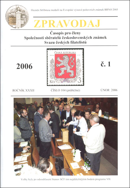 Zpravodaj SSČSZ SČF – 1/2006 Zpravodaj SSČSZ SČF – 1/2006