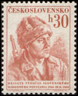 10. výročí Slovenského národního povstání - partyzán